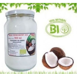 BIO Olej kokosowy 900 ml na zimno tłoczony AGNEX