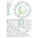 Horoskop urodzeniowy - wykres drukowany+opis drukowany