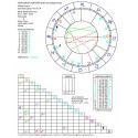 Horoskop kontaktowy - wykres elektroniczny