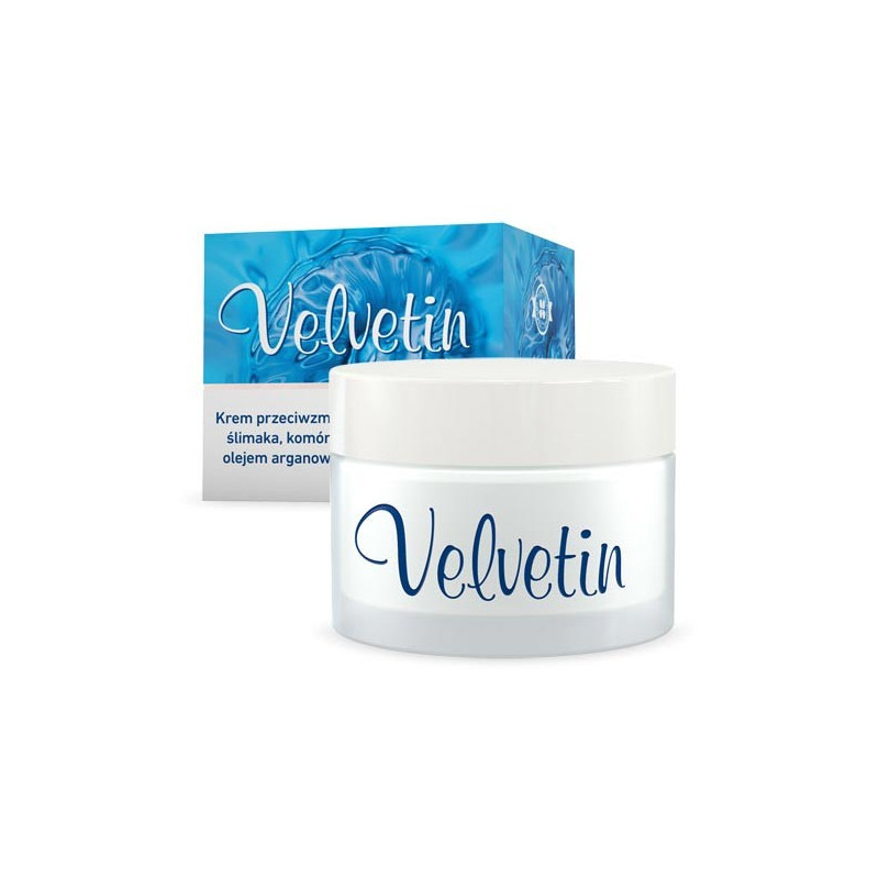 Krem Velvetin 50ml przeciwzmarszczkowy ze śluzem slimaka i komórkami macierzystymi A-Z MEDICA (02.2020) Krem Velvetin 50ml przeciwzmarszczkowy ze śluzem slimaka i komórkami macierzystymi A-Z MEDICA (02.2020)