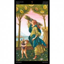 Golden BOTTICELLI Tarot - karty tarota 