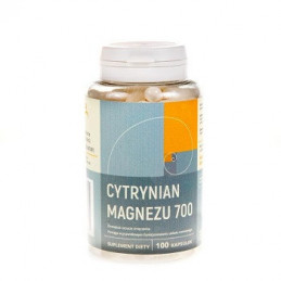 Cytrynian magnezu 700 100 sztuk kapsułki NANGA