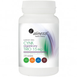 Cynk Organiczny TRIO 15mg (100 tabletek)