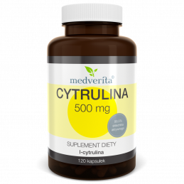CYTRULINA 500 mg (120 kapsułek) Medverita (02.2021)