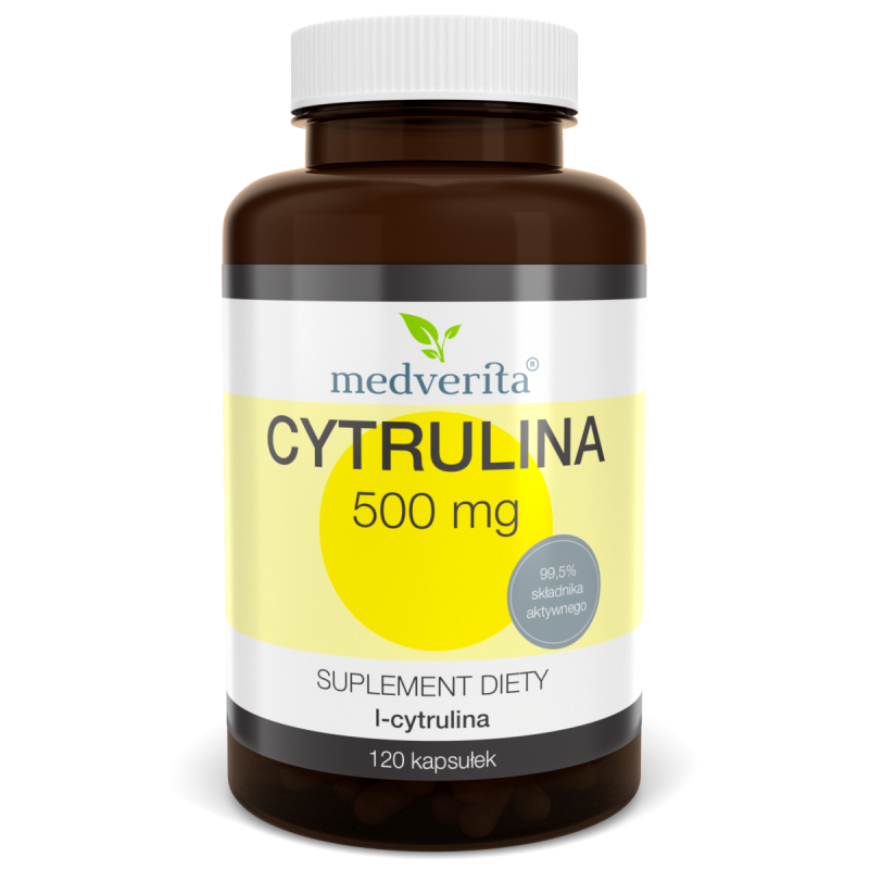 CYTRULINA 500 mg (120 kapsułek) Medverita (02.2021) CYTRULINA 500 mg (120 kapsułek) Medverita (02.2021)