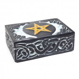 Pudełko na karty tarota PENTANGLE ze steatytu