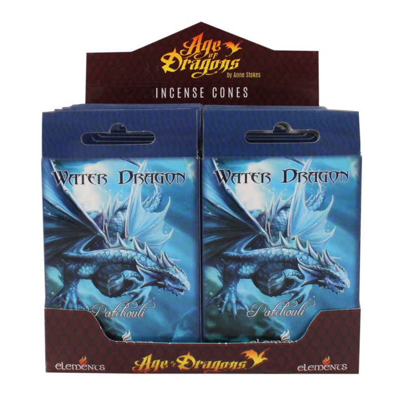 Kadzidła stożkowe WATER DRAGON od Anne Stokes (15 szt) Kadzidła stożkowe WATER DRAGON od Anne Stokes (15 szt)