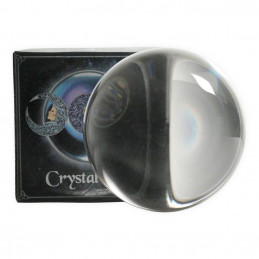 Kryształowa kula (11 cm) na podstawie Triple Moon