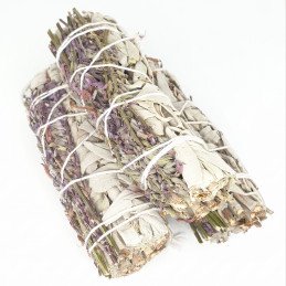 Biała szałwia z lawendą (pęk 20-30 g) kadzidło oczyszczające (White Sage & Lavender)