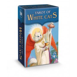 mini WHITE CATS Tarot -...