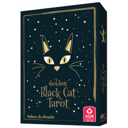 Golden BLACK CAT Tarot -...