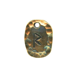 Runa Raidho z rzemykiem....