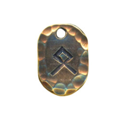 Runa Othala z rzemykiem....