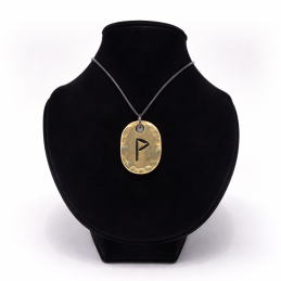 Runa Wunjo z rzemykiem....