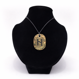 Runa Hagalaz z rzemykiem....