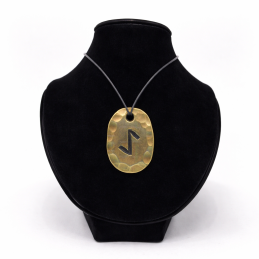 Runa Eihwaz z rzemykiem....