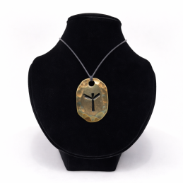 Runa Algiz z rzemykiem....