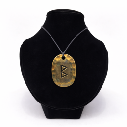 Runa Berkano z rzemykiem....