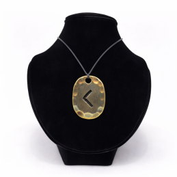 Runa Kenaz z rzemykiem....